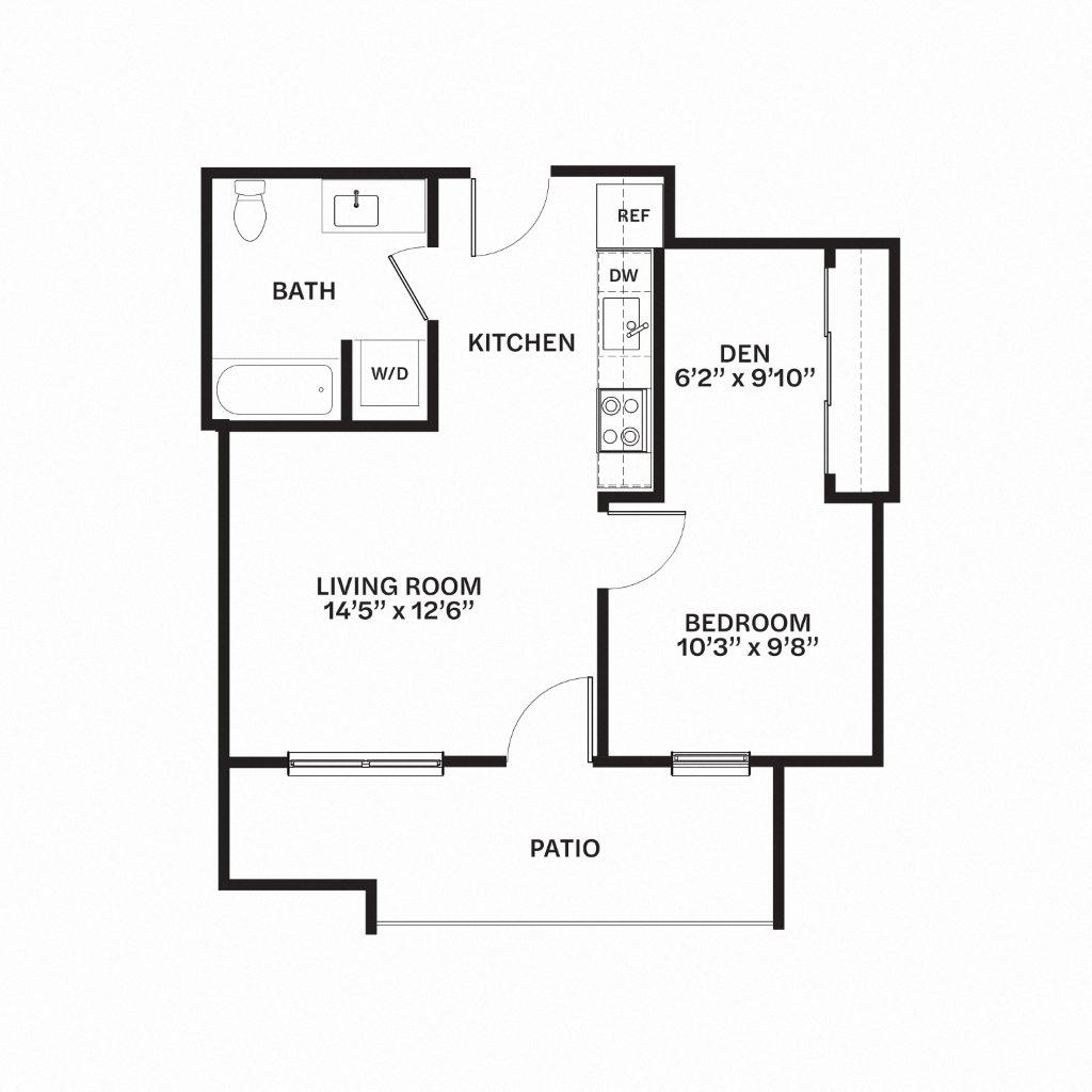 C16 Floor Plan at Corner 63, Seattle